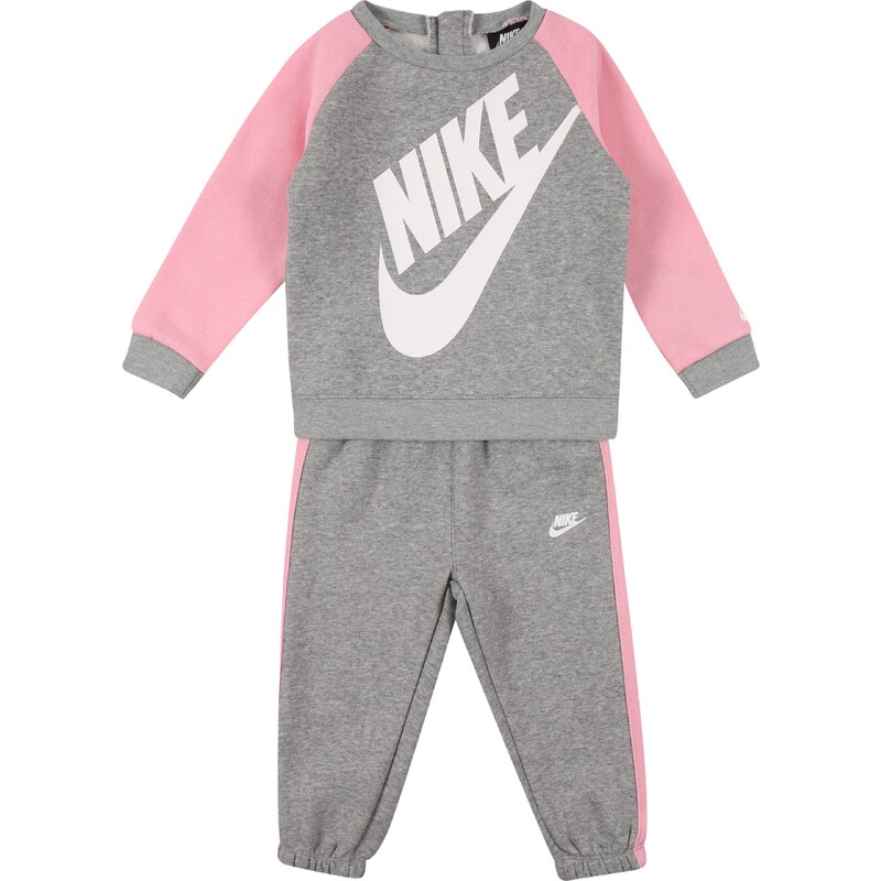 Nike Sportswear Joggingová súprava FUTURA sivá melírovaná / ružová / 54224585