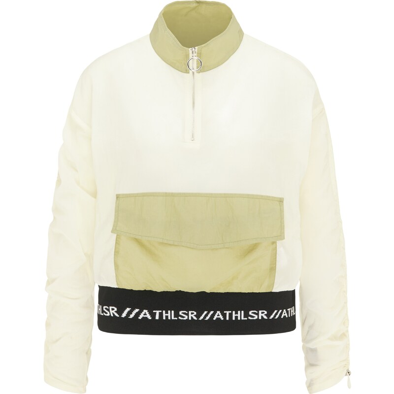 myMo ATHLSR Outdoorová bunda zelená / čierna / biela ako vlna 62114950