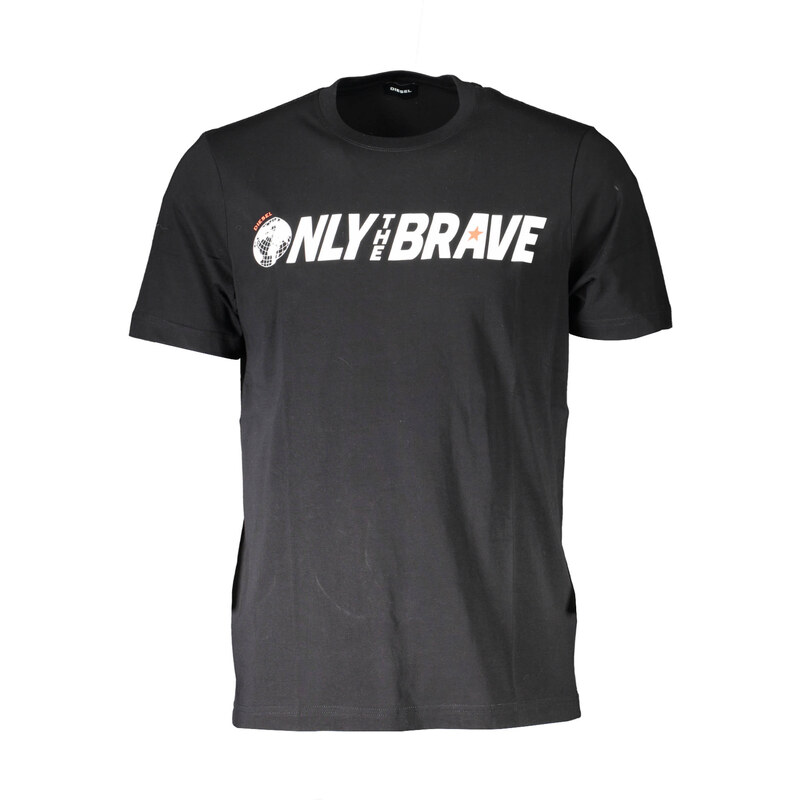 DIESEL SHORT SLEEVE T-SHIRT MEN BLACK 65384616