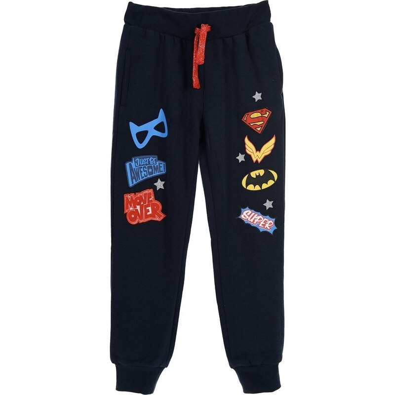 DC COMICS Super Hero Girls - Tmavomodré dievčenské tepláky 21115170