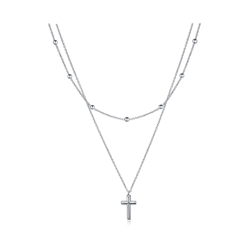 Olivie Strieborný náhrdelník KRÍŽIK 4741 21224299