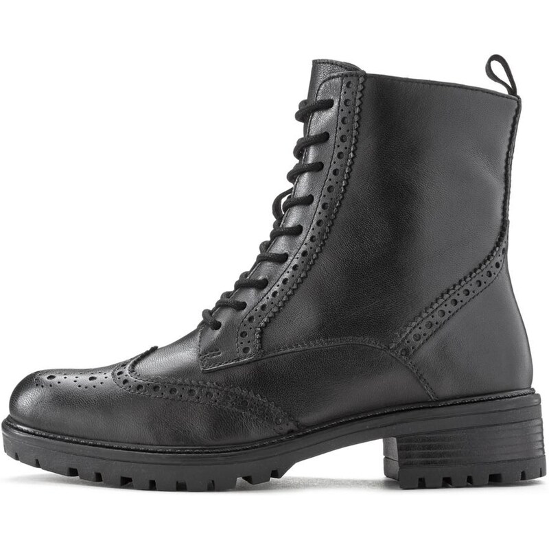 LASCANA Šnurovacie členkové čižmy čierna 66608544