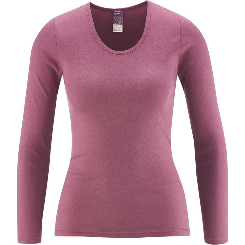 Glara Dámske tričko z organickej bavlny dlhý rukáv 20071195