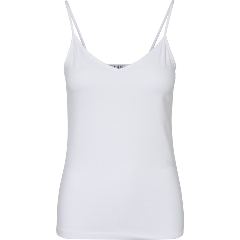PIECES Top Sirene biela 54224545