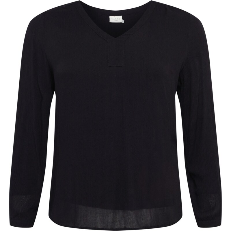 KAFFE CURVE Blúzka KCami čierna 21984324