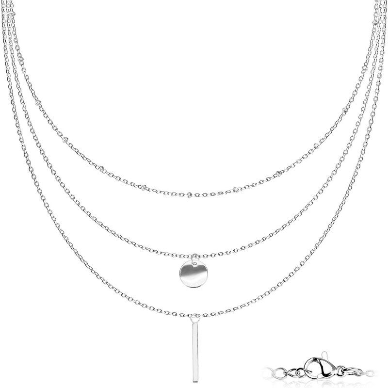 Dámsky náhrdelník z chirurgickej ocele CINDY 23166890
