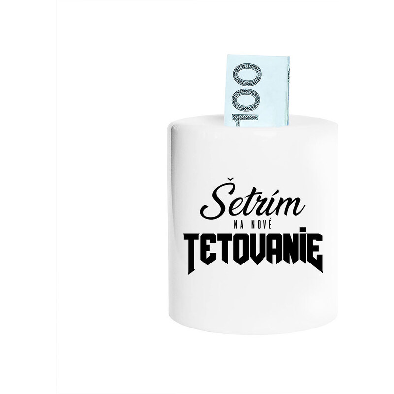 E-shop Garibald Šetrím na nové tetovanie - Keramická pokladnička s