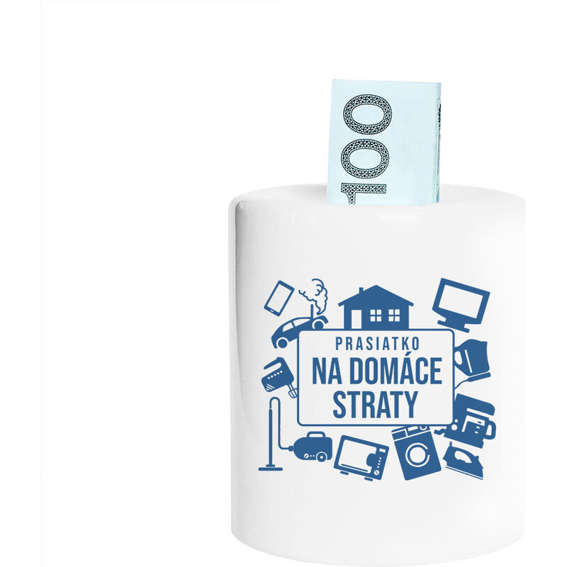 E-shop Garibald Prasiatko na domáce straty - Keramická pokladnička s