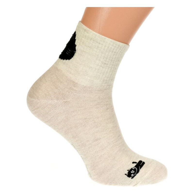 AURA.VIA Béžové ponožky ENJO 21201860