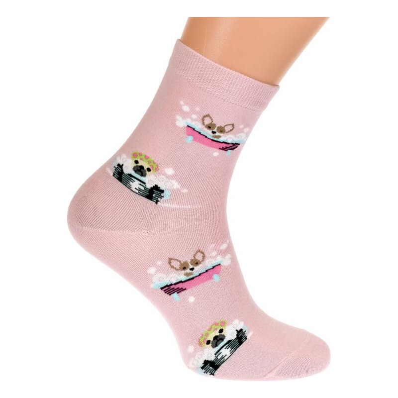 AURA.VIA Ružové ponožky MUIS 21201883