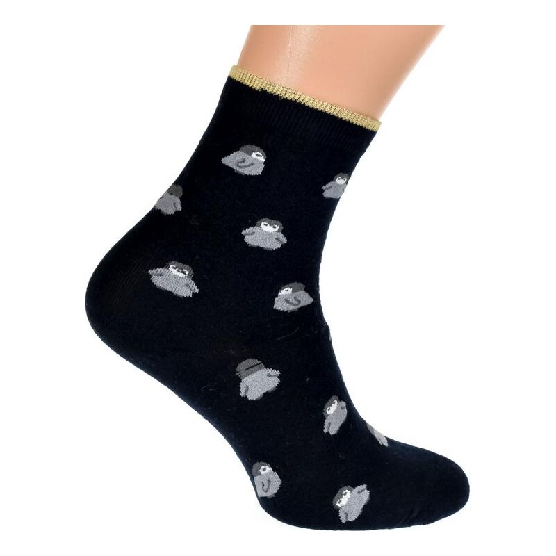 AURA.VIA Tmavo-modré ponožky ISS 21201887