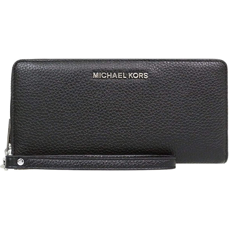 Michael Kors Peněženka Jet Set Travel Continental Black Silver 25939907