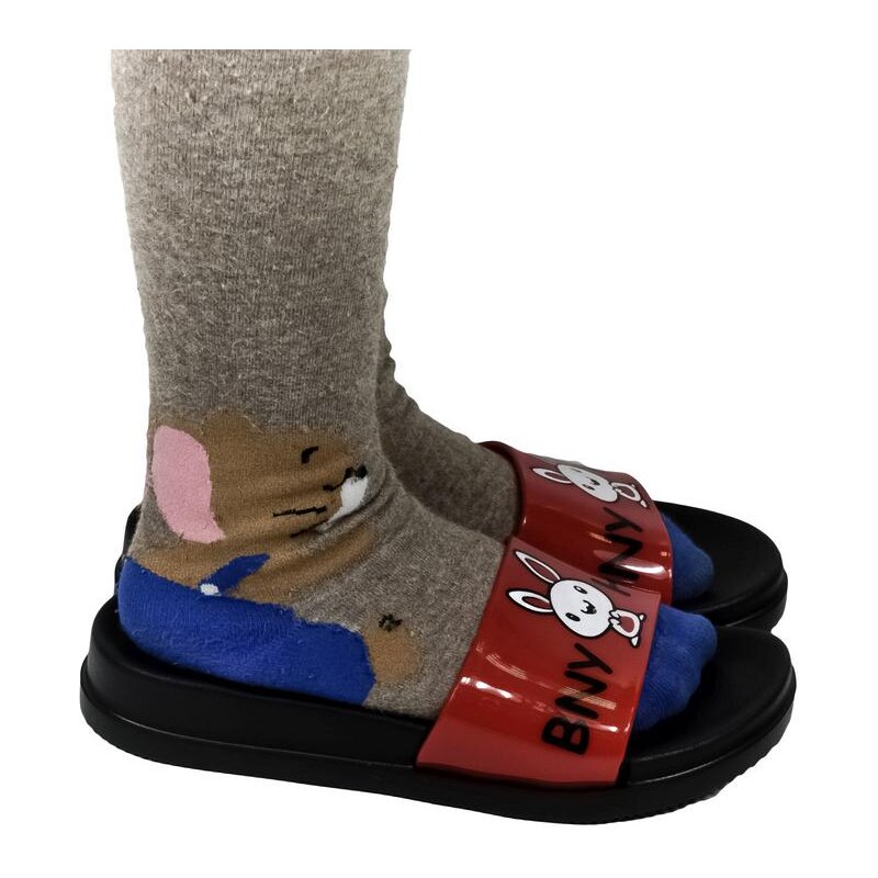 WINK Detské červené šľapky BNY 21222739