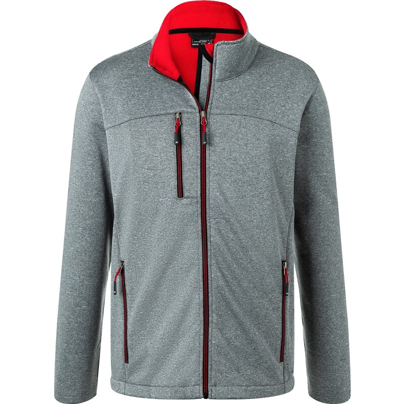 Daiber James & Nicholson Pánska 2 vrstvová softshellová bunda sivý 21231962