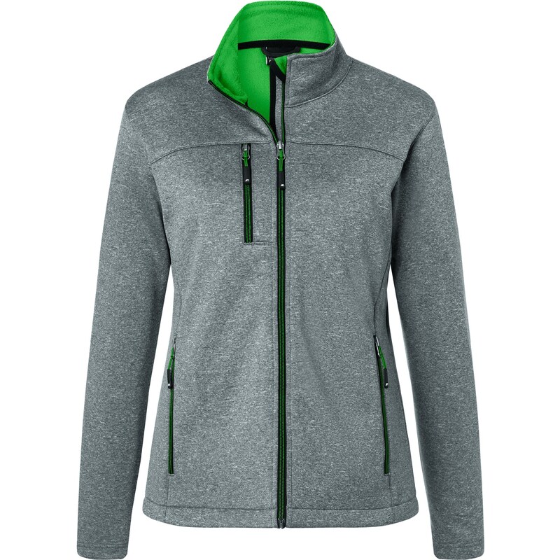Daiber James & Nicholson Dámska 2 vrstvová softshellová bunda sivý 62676232
