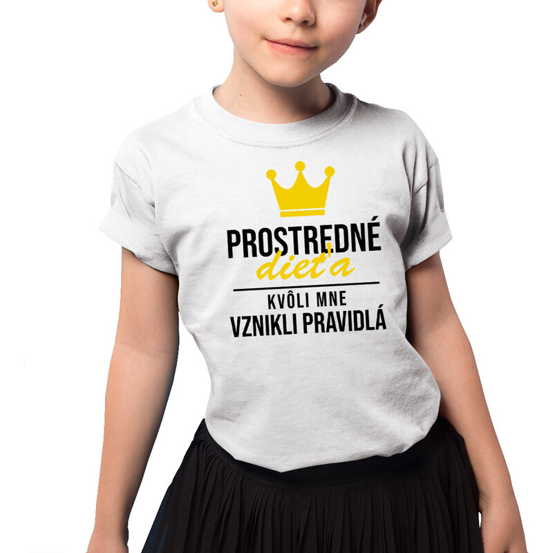 Garibald Prostredné dieťa - kvôli mne vznikli pravidlá - detské tričko 60822581