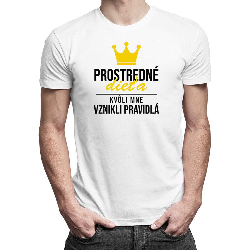 E-shop Garibald Prostredné dieťa - kvôli mne vznikli pravidlá - pánske