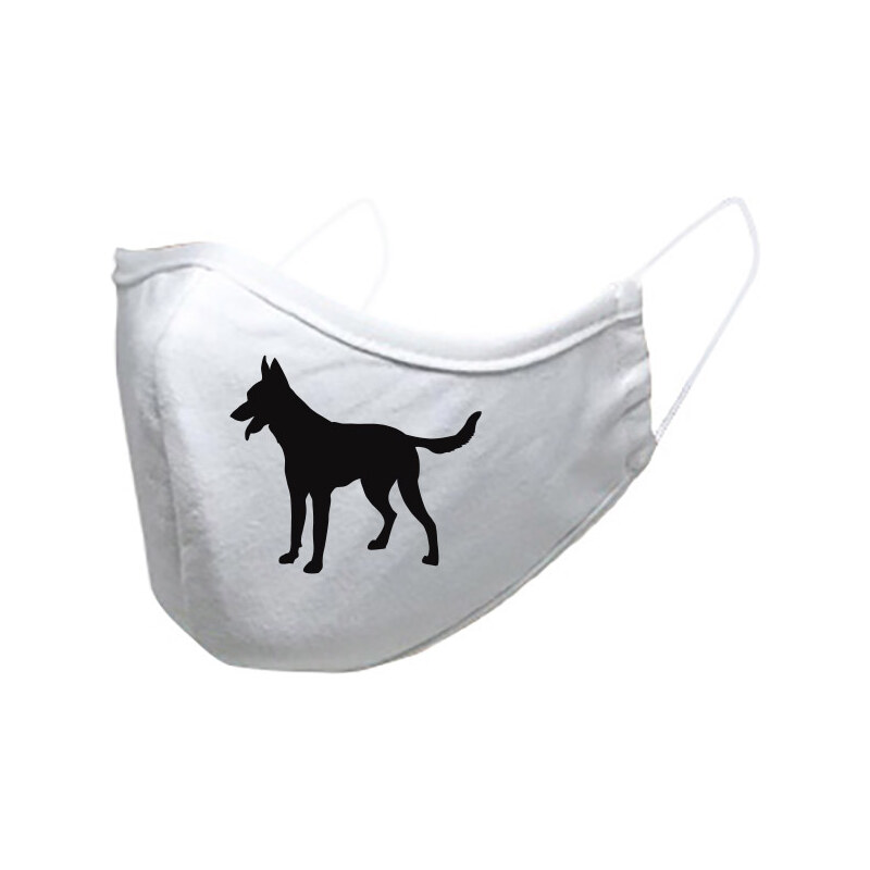 T-ričko Malinois, ochranné rúško 3-vrstvové s gumou 21243744