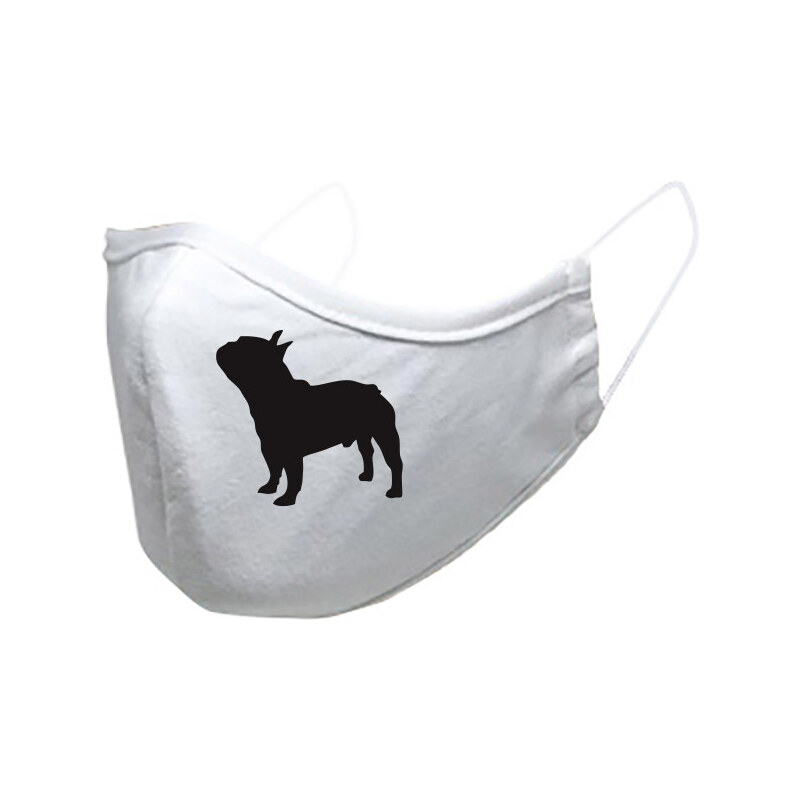 T-ričko Buldoček, ochranné rúško 3-vrstvové s gumou 21243737