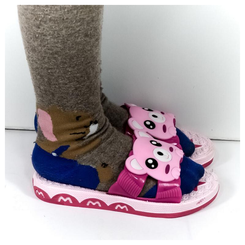 JOHN-C Detské ružové šľapky MACI 21252063