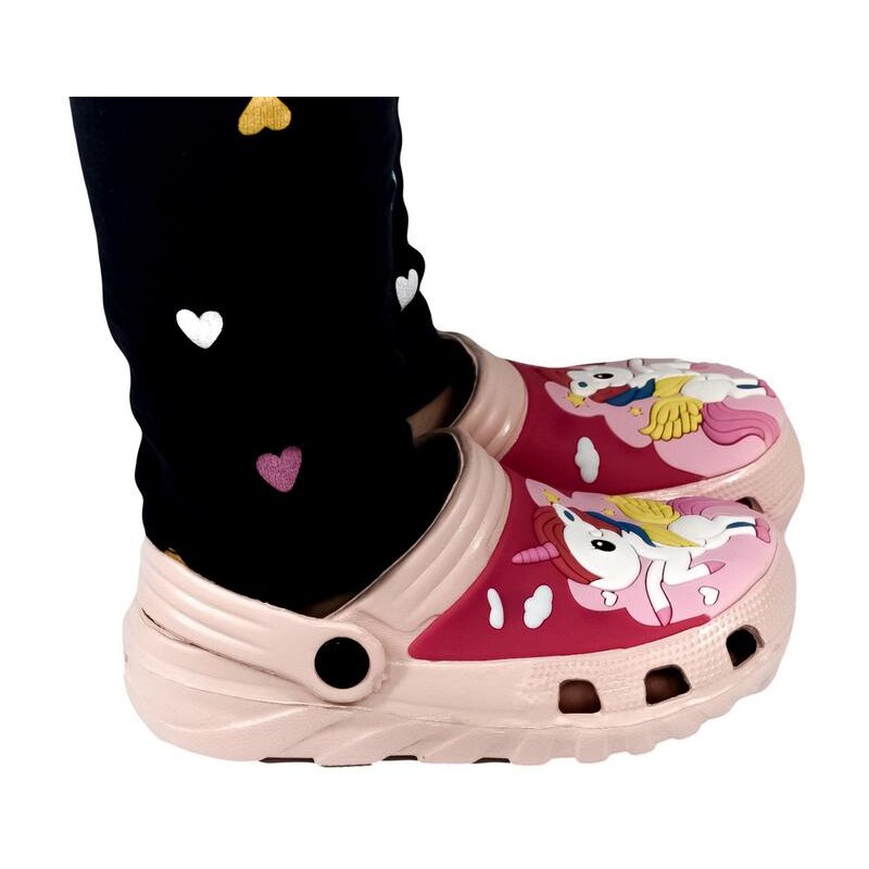 JOHN-C Detské svetlo-ružové crocsy HOSYA 21252074