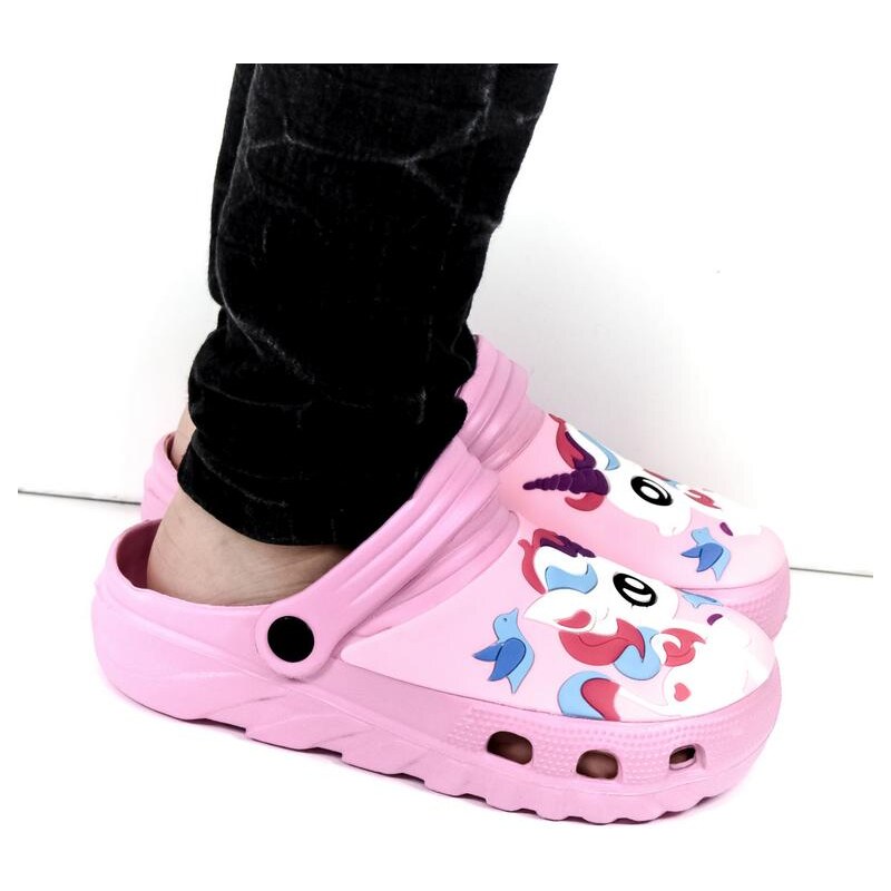 JOHN-C Detské ružové crocsy HOSIA 21252077