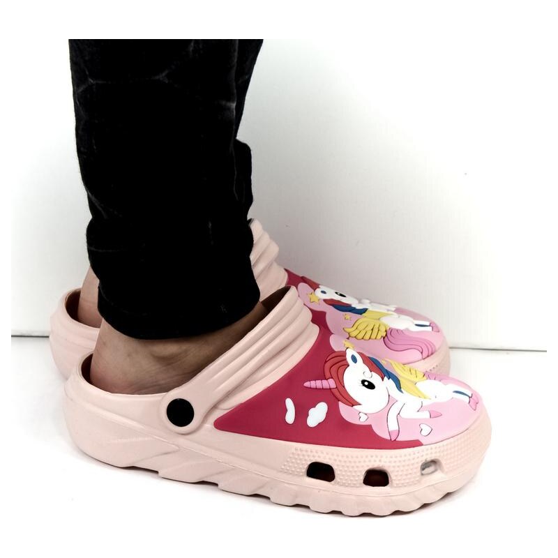 JOHN-C Detské svetlo-ružové crocsy HOSIA 51237501