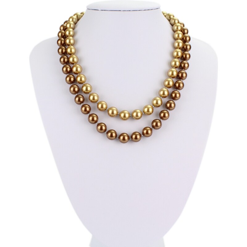 Alexis Marten Náhrdelník perlový dvojfarebný Shell perly 66888886