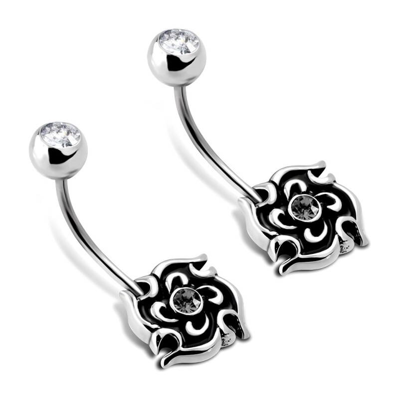 CITY STORM Dámske oceľové náušnice kvetinky vo vintage štýle 66853572