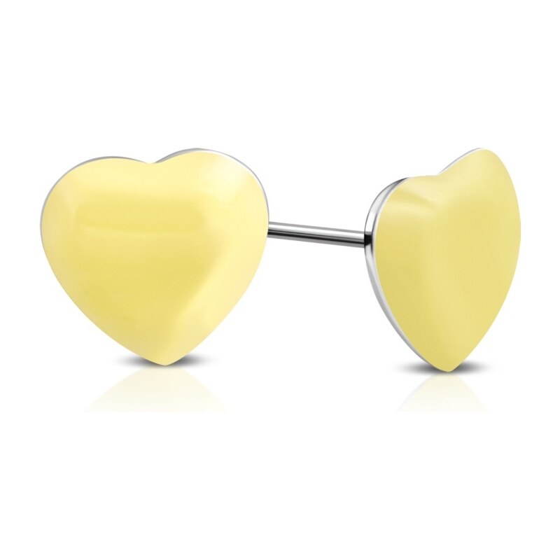 CITY STORM Náušnice srdiečka z chirurgickej ocele Summer Love - 66853676