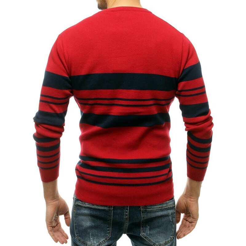 Dstreet Pánsky červený sveter
