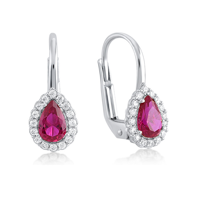 Lillian Vassago Zlaté patentové náušnice s farebnými a čírymi zirkónmi 22004601