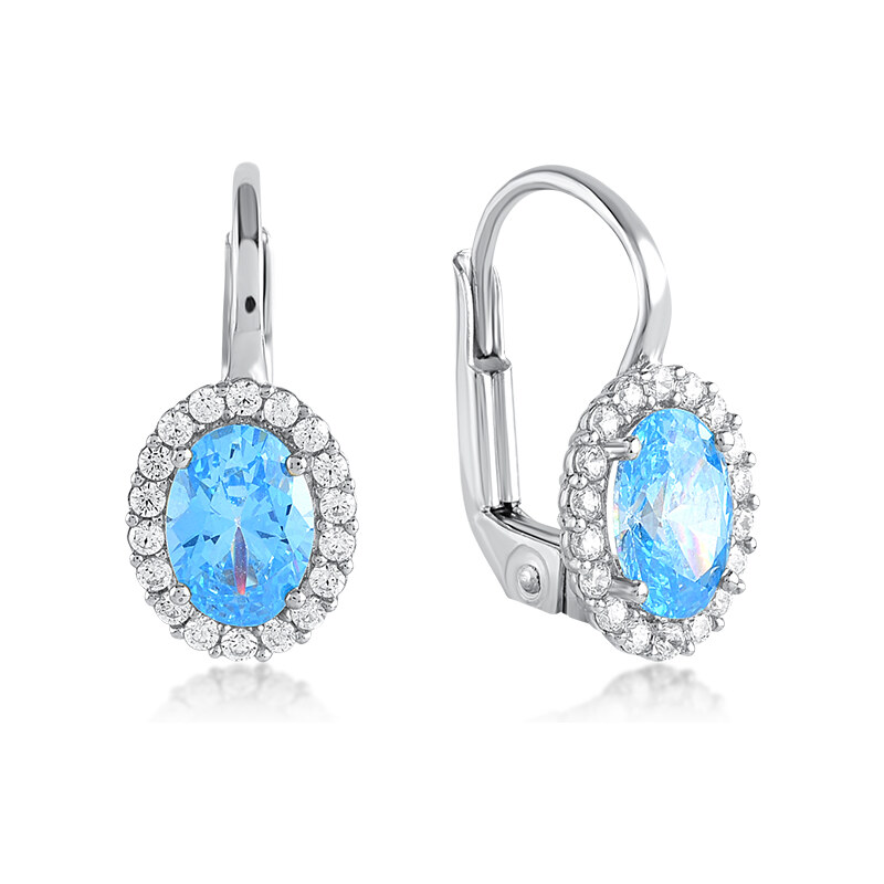 Lillian Vassago Patentové náušnice z bieleho zlata s farebnými a 22004631