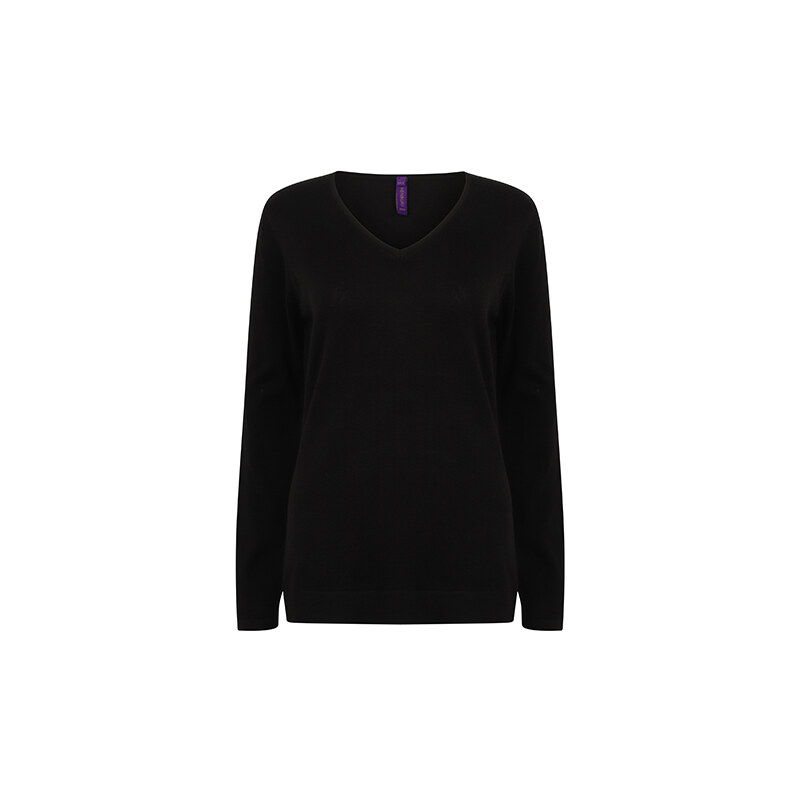 Dámsky Regular fit pletený pulóver do V Henbury 50222778