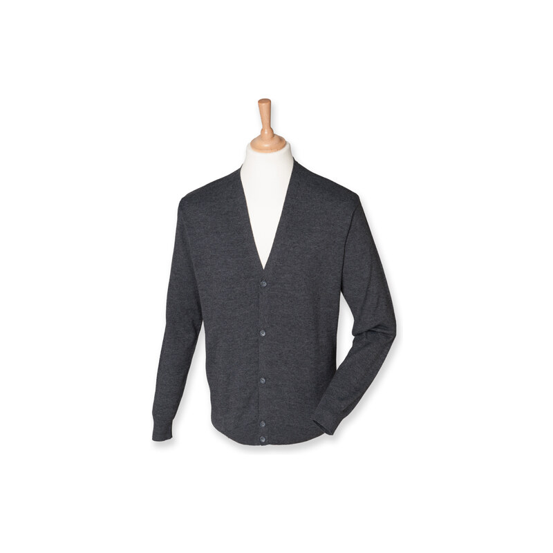Pánsky Regular fit pletený cardigan do V Henbury 62676274