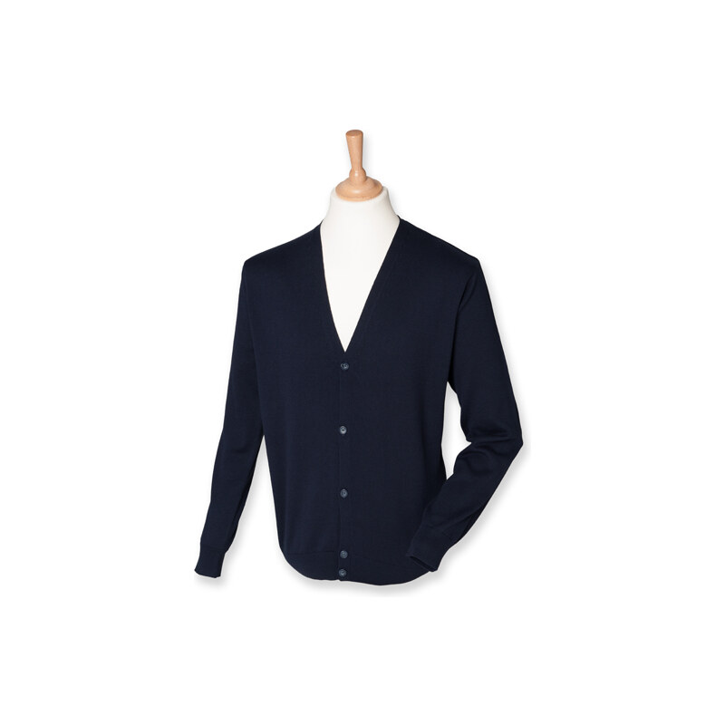 Pánsky Regular fit pletený cardigan do V Henbury 62676273