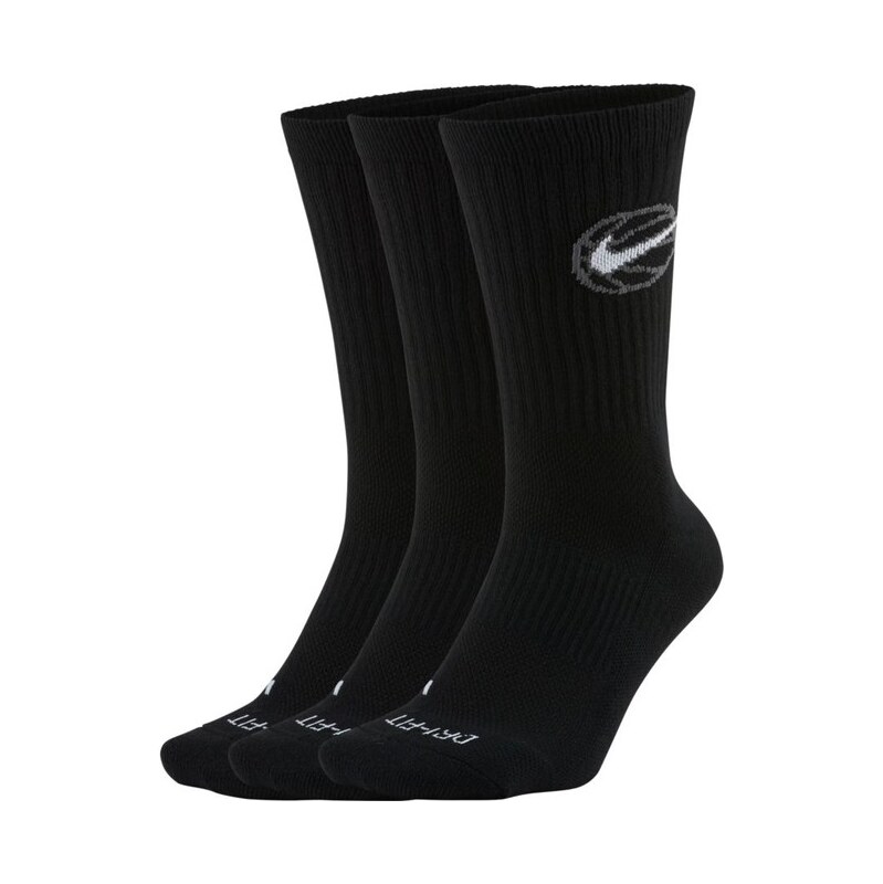 Nike Everyday Crew Socks - Unisex - Ponožky Nike - Čierne - DA2123-010 66355553
