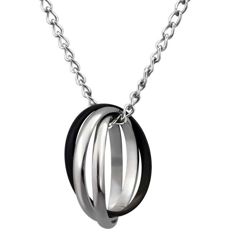 all4Silver Oceľový náhrdeľník M23550A4S 56 cm 21333337