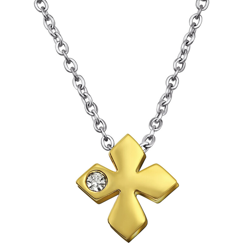 all4Silver Oceľový náhrdeľník Kríž M30035-A4S 21333374