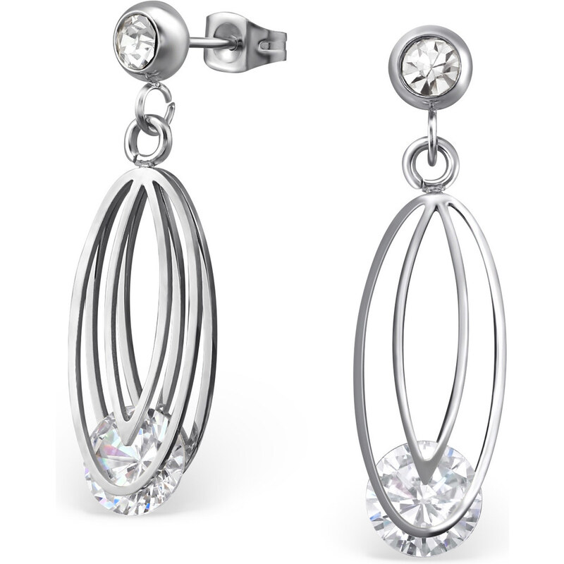 all4Silver Oceľové náušnice visiace M32633-A4S 21333397