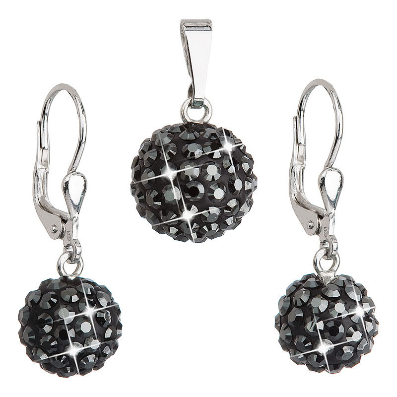 Evolution Group Sada šperkov s krištľlmi Swarovski náušnice a prívesok 58463085