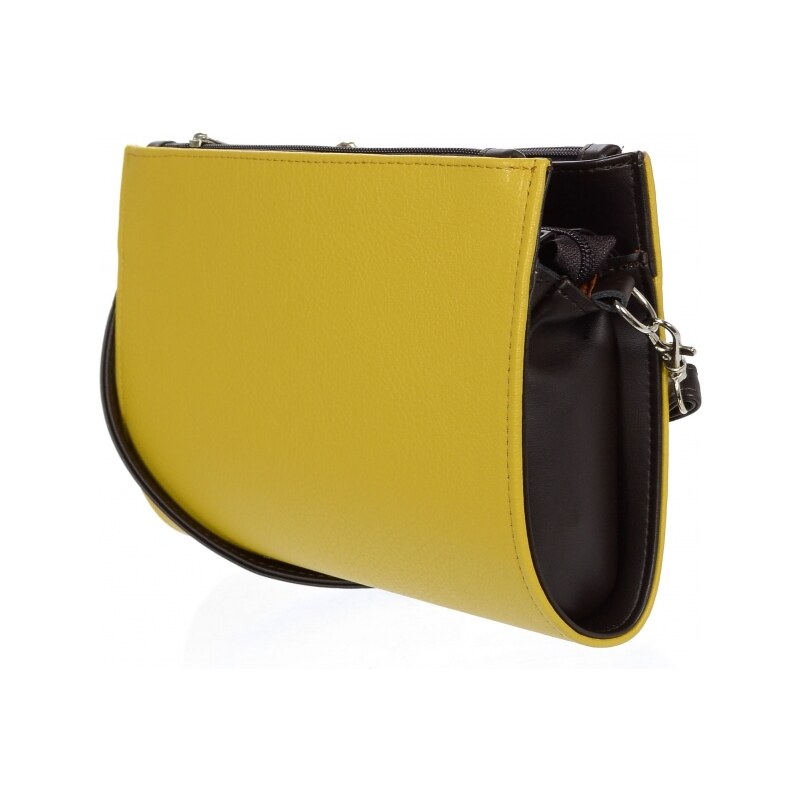 GROSSO Žlto- čierna crossbody kabelka C18SM008YEL 21334348
