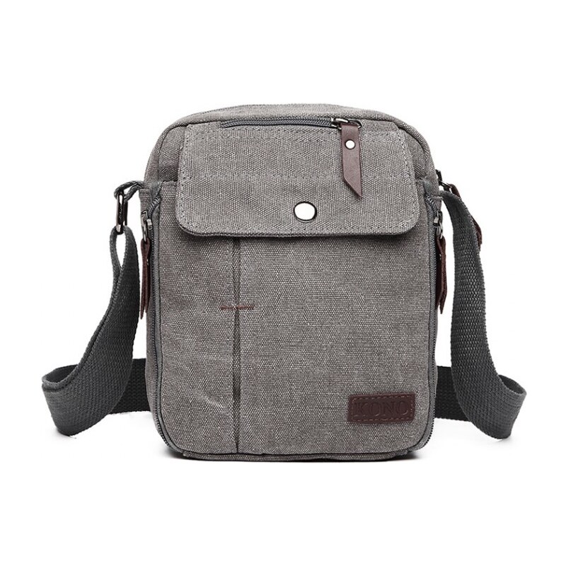 KONO pánska crossbody taška sivá 21334478