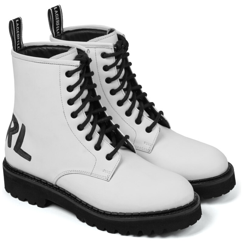 ČLENKOVÁ OBUV KARL LAGERFELD TROUPE BRUSH LOGO BOOT HI