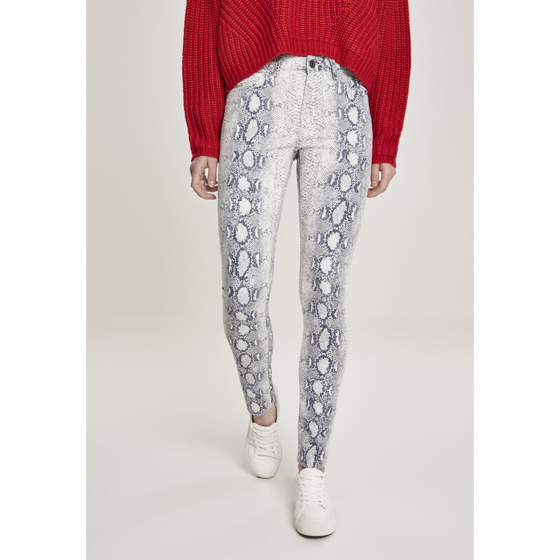 Urban Classics Dámske zvieracie strečové keprové keprové nohavičky 50655907