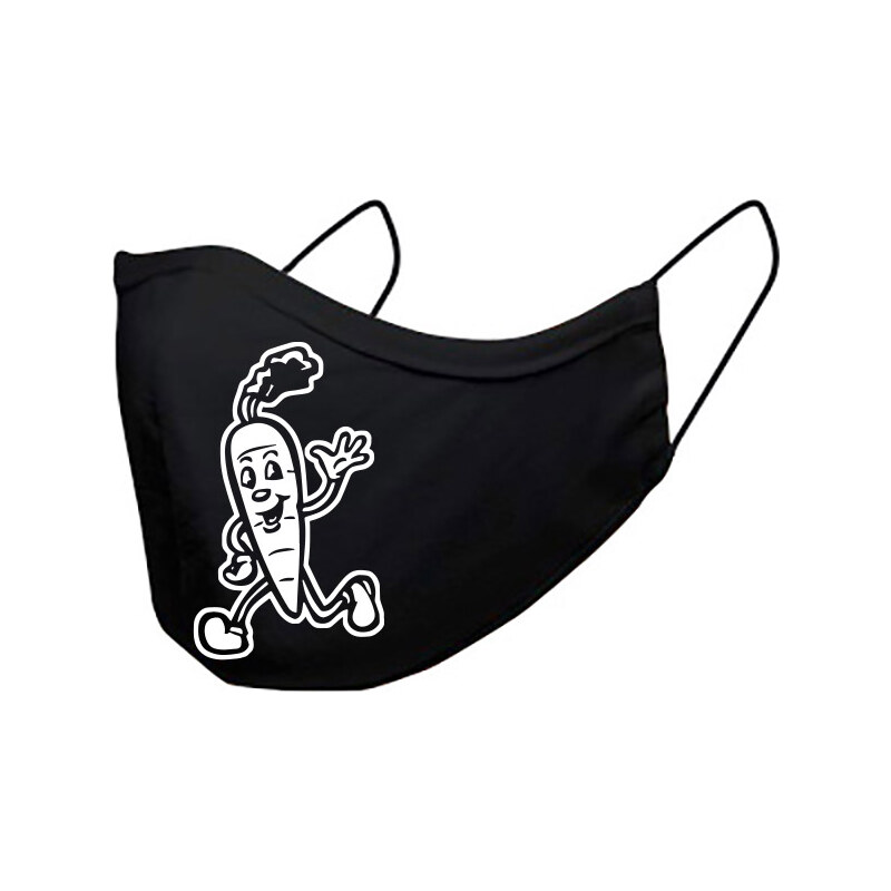 T-ričko Mrkva, detské rúško 3-vrstvové s gumou 21385602