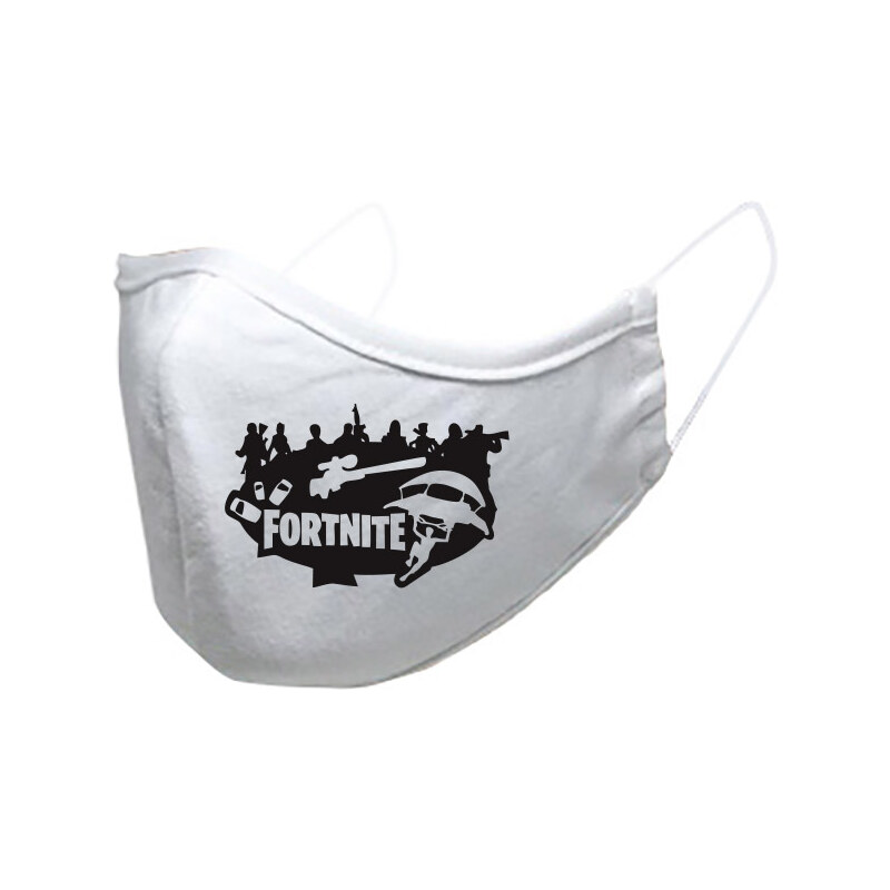 T-ričko Fortnite, detské rúško 3-vrstvové s gumou 21385604