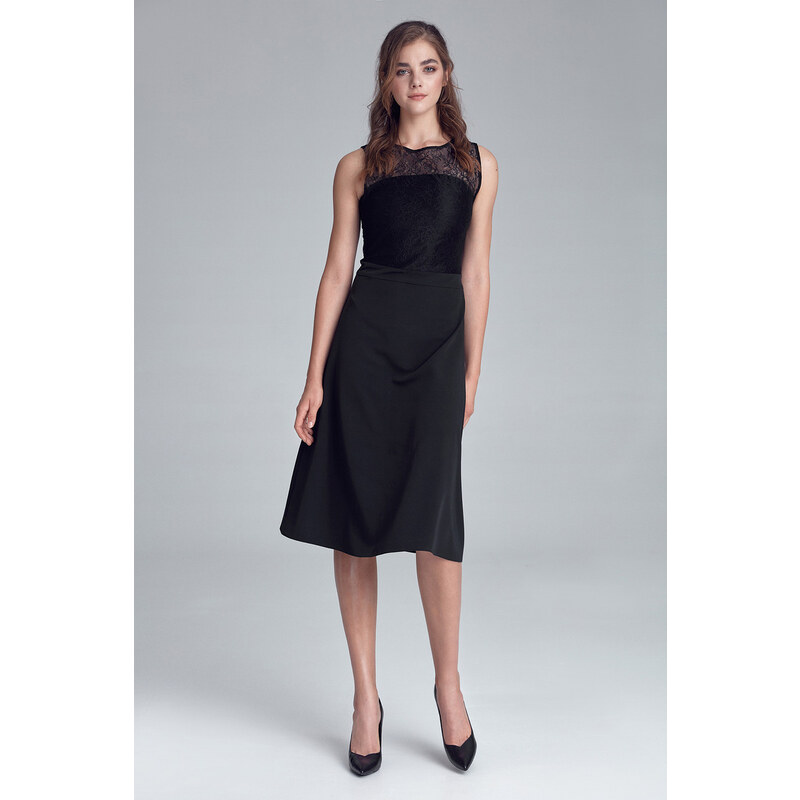 Glara Dámske čierne šaty 21387655