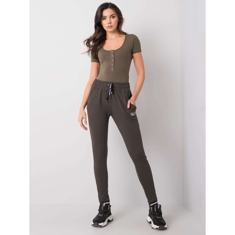RELEVANCE Sweatpants-RV-DR-5773.18X-dark khaki 64682457