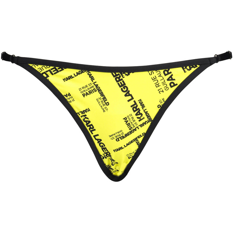 KARL LAGERFELD BEACHWEAR Karl Lagerfeld žltý spodný diel bikín 64793680
